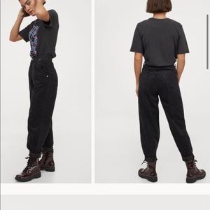 H&M High Waisted Corduroy Trousers Size 4